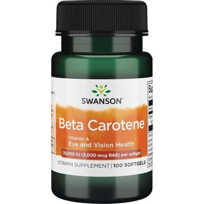 SWANSON Betakaroten 10 000 IE 100 000 – Viking Supplements