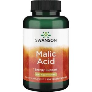 SWANSON Äppelsyra 600 mg 100 kapslar – Viking Supplements