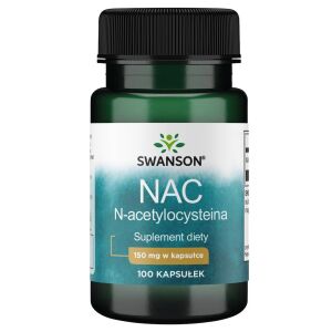 SWANSON NAC (N-acetylcystein) 150 mg, 100 kapslar – Viking Supplements