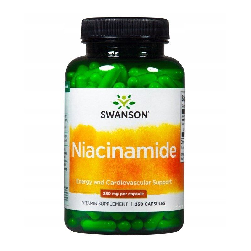 Swanson - Niacin 250 mg, 250 kapsler