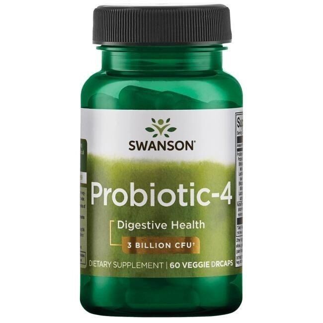 SWANSON Probiotic-4 60 kapslar – Viking Supplements