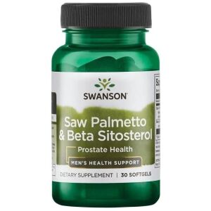 SWANSON Saw Palmetto + Beta-Sitosterol 30 kapslar – Viking Supplements