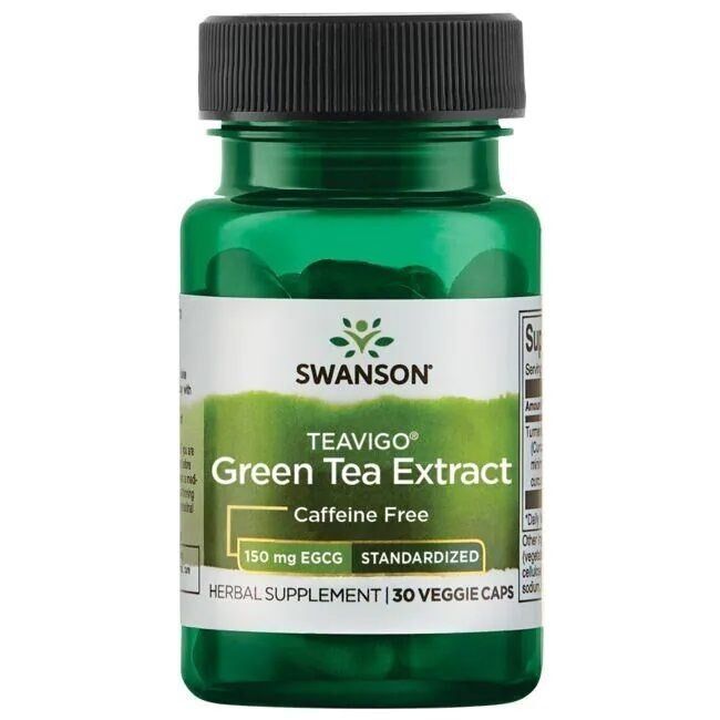 SWANSON TEAVIGO extrakt av grönt te, 30 kapslar – Viking Supplements