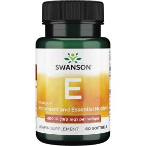 SWANSON E-vitamin 400 IU 60 kapslar – Viking Supplements
