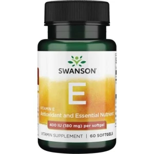SWANSON E-vitamin 400 IU 60 kapslar – Viking Supplements
