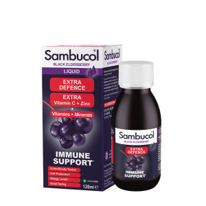 Sambucol Extra Defence, flytande (120 ml) – Viking Supplements