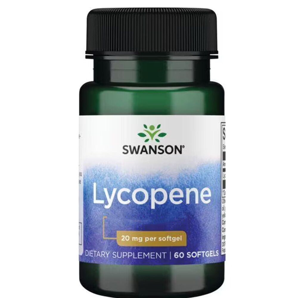 Swanson Lycopen 20 mg, 60 mjuka gelkapslar – Viking Supplements