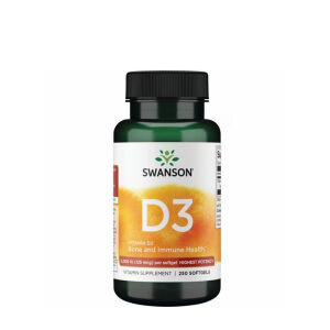 Swanson Vitamin D3 (250 mjuka gelkapslar) – Viking Supplements