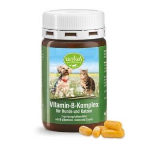 TIERLIEB Vitamin B-komplex för hundar och katter (120 kapslar) – Viking Supplements