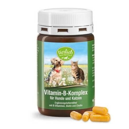 TIERLIEB Vitamin B-komplex för hundar och katter (120 kapslar) – Viking Supplements