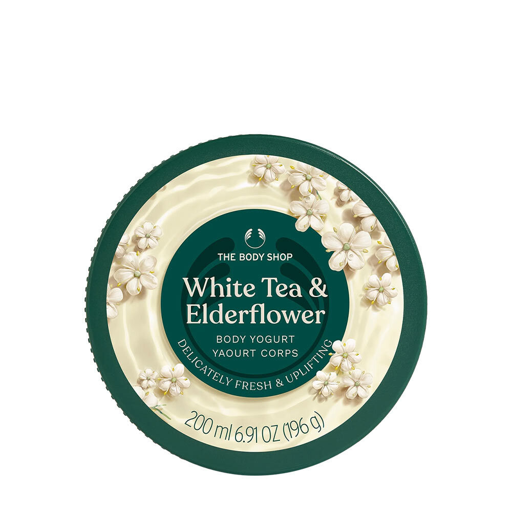 The Body Shop Body Yogurt med hvid te og hyldeblomst (200 ml)