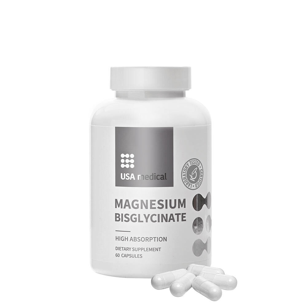 Medicinskt magnesiumbisglycinat från USA (60 kapslar) – Viking Supplements