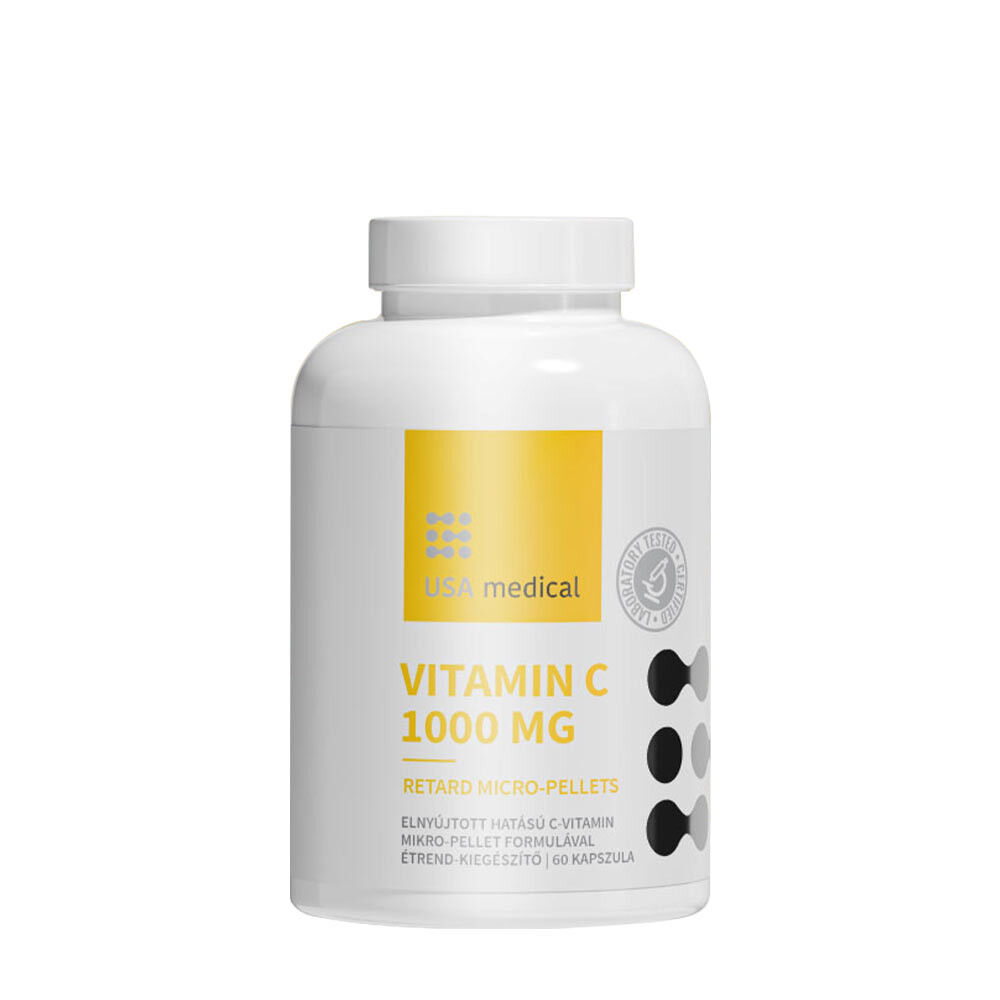 USA medical Vitamin C 1000 mg (60 Capsules) - Viking Supplements