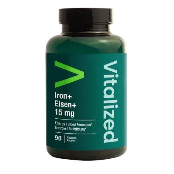 VITALIZED Iron+ (90 kapslar) - Viking Supplements