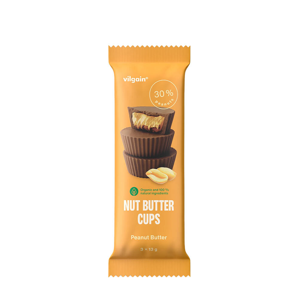 Vilgain Bio Nut Butter Cups Jordnøddesmør (39 g) billede