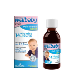 Vitabiotics Wellbaby Multivitamin, flytande (150 ml) – Viking Supplements