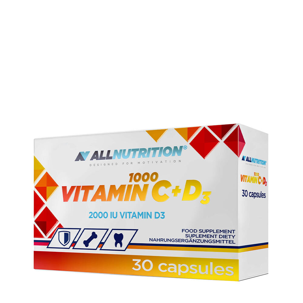 C-vitamin 1000 + D3 30 kapsler billede