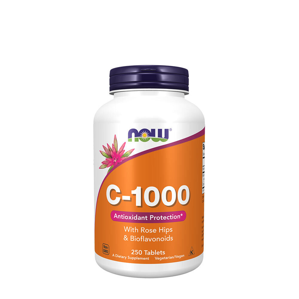 C-vitamin 1000 med nypon och bioflavonoider – 250 tabletter – Viking Supplements