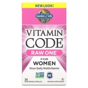 Vitamin Code RAW ONE för kvinnor – 30 vcaps – Viking Supplements