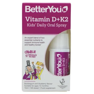 Vitamin D+K2 – daglig munspray för barn