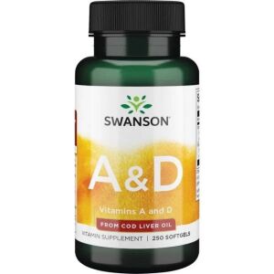 Vitamin A och D – 250 mjuka kapslar – Viking Supplements