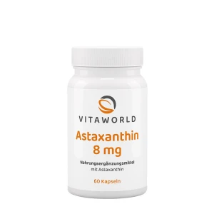 Vitaworld Astaxantin 8 mg (60 kapslar) - Viking Supplements
