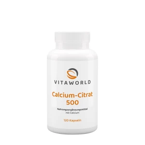 Vitaworld Kalciumcitrat 500 (120 kapslar) - Viking Supplements