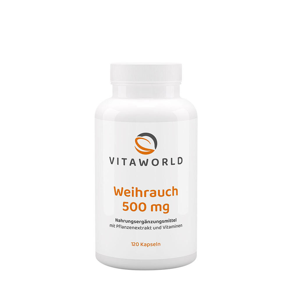 Vitaworld Frankincense 500 mg (120 Capsules) - Viking Supplements