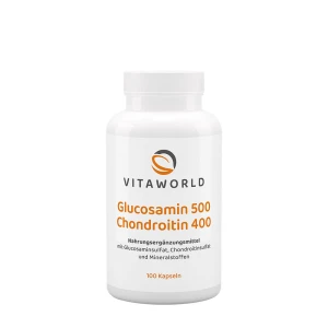 Vitaworld Glukosamin 500 + Kondroitin 400 (100 kapslar) – Viking Supplements
