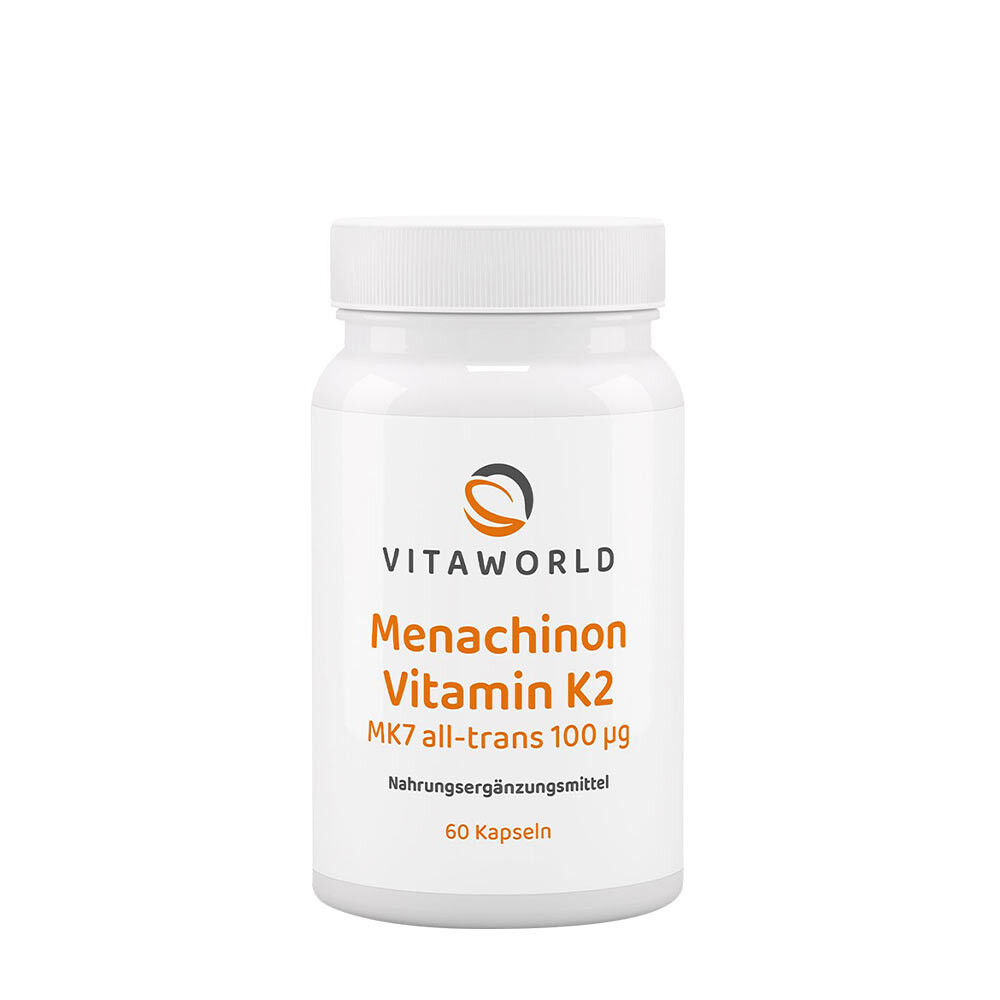 Vitaworld Menaquinone Vitamin K2 MK7 (60 Capsules) - Viking Supplements