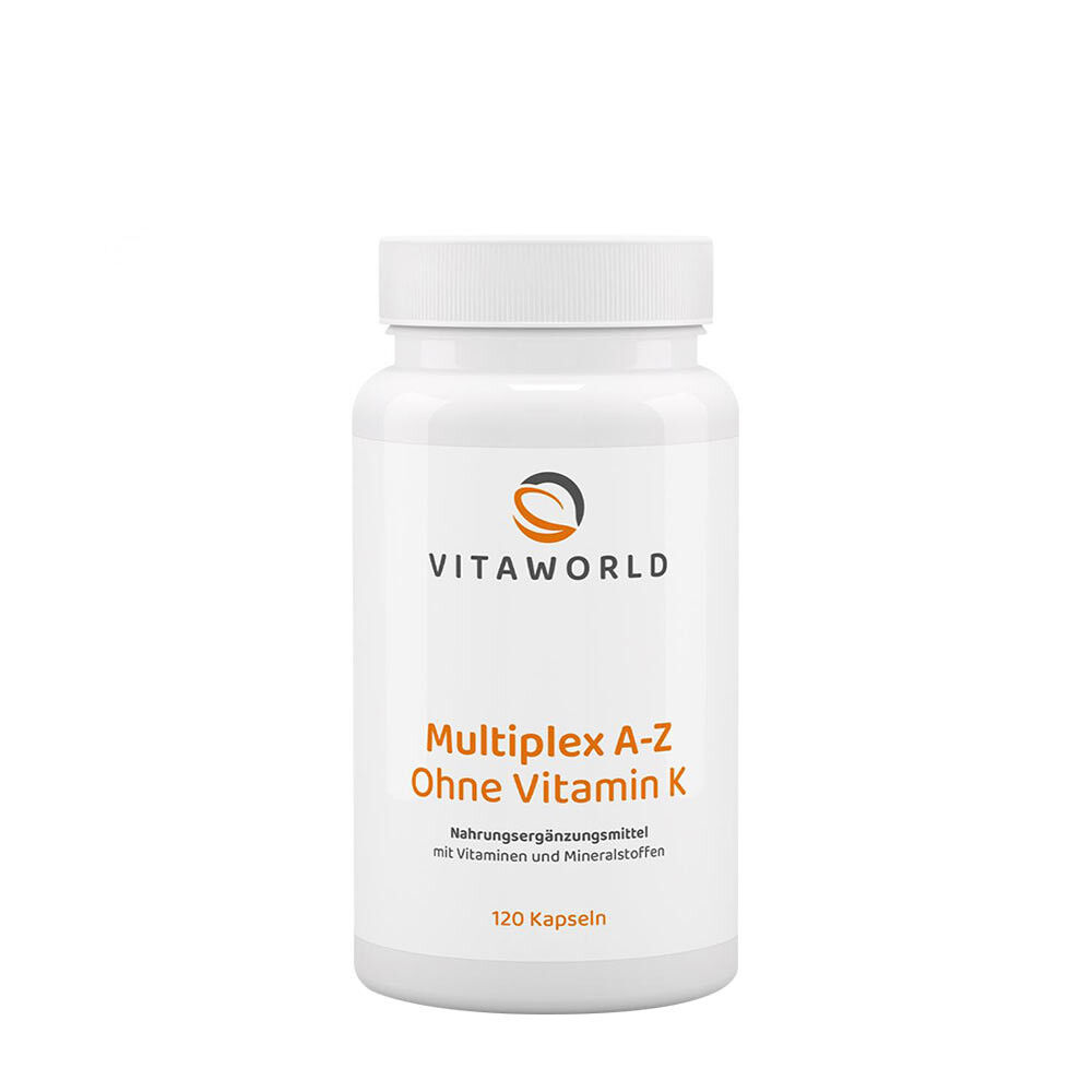 Vitaworld Multiplex A–Z utan vitamin K (120 kapslar) – Viking Supplements