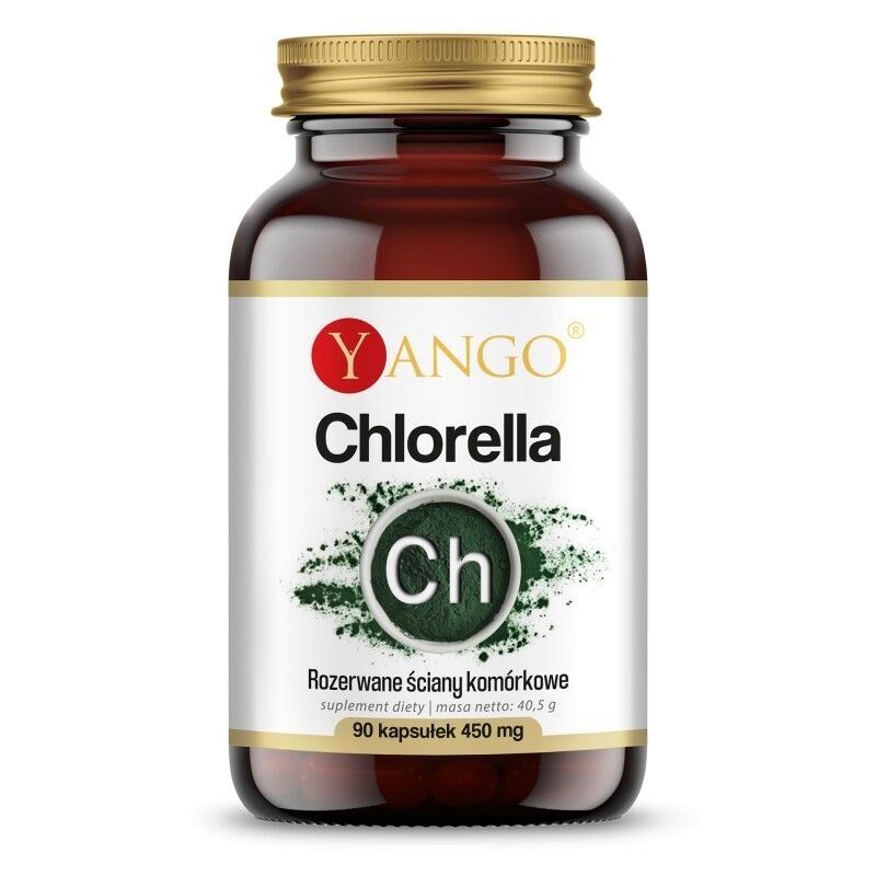 Yango - Chlorella med brudte cellevægge 90 kapsler