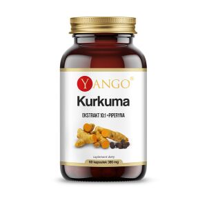 YANGO Curcuma – extrakt med piperin (60 kapslar) – Viking Supplements
