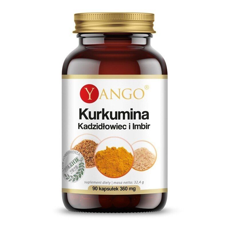 YANGO Curcumin, Boswellia og ingefær (90 kapsler) billede