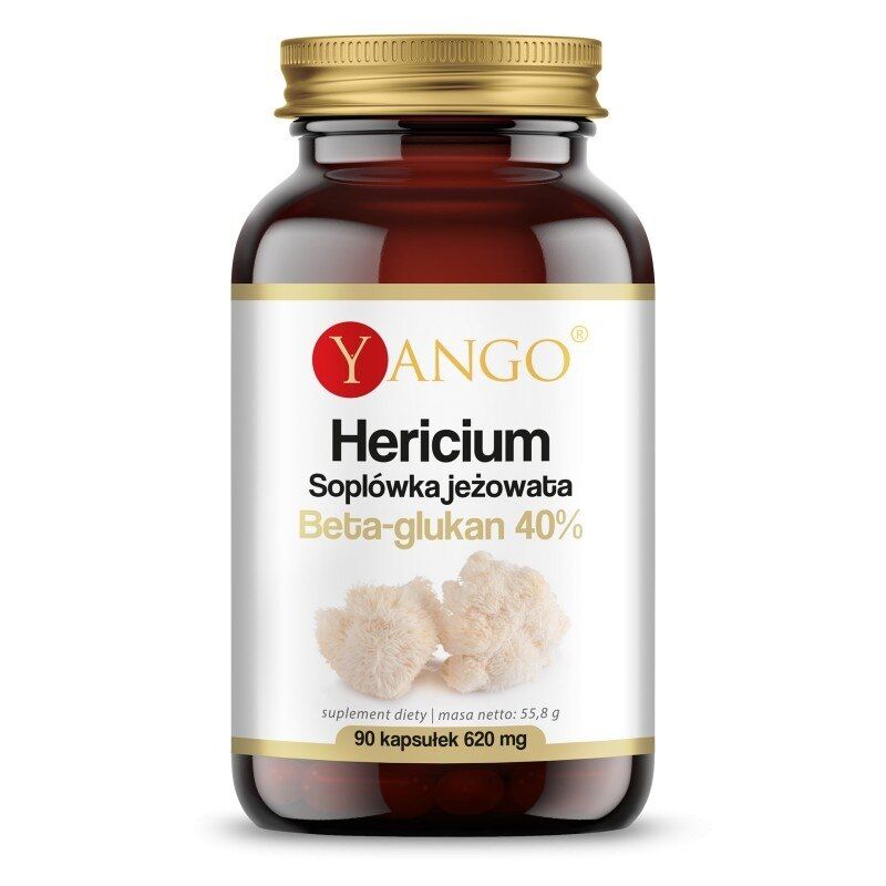 YANGO Hericium – 40% Betaglukan (90 kapslar) – Viking Supplements