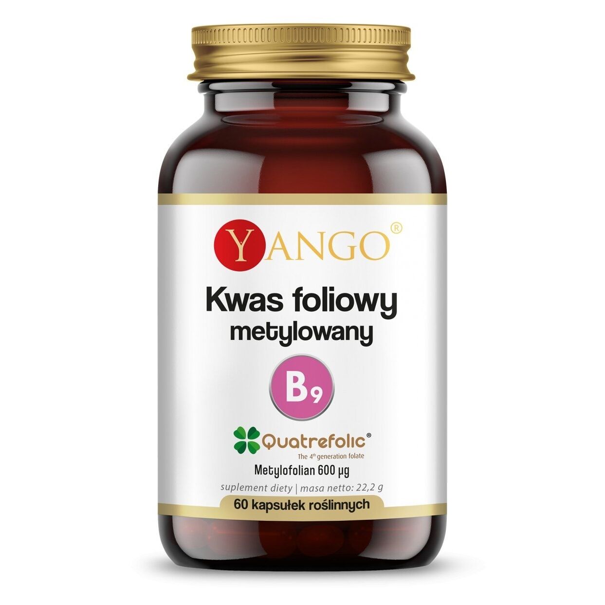 YANGO Metylerad folsyra (60 kapslar) - Viking Supplements