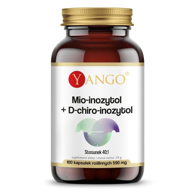 YANGO Myo-inositol + D-chiro-inositol (100 kapsler) billede